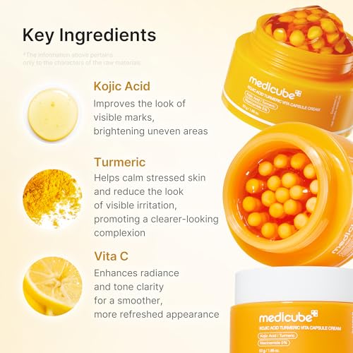 Capsule Cream with Kojic Acid & Turmeric for Uneven Skin Tone