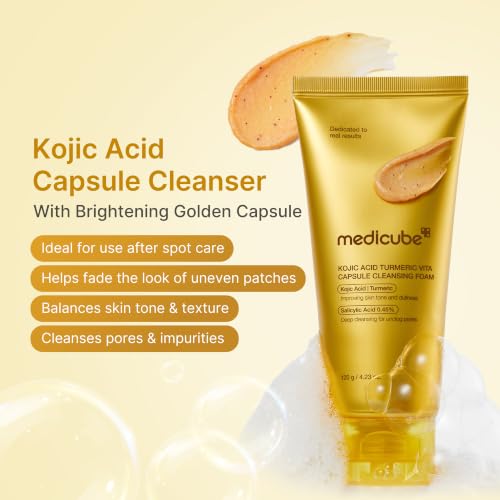 Facial Cleanser Turmeric Capsule Foam Cleanser