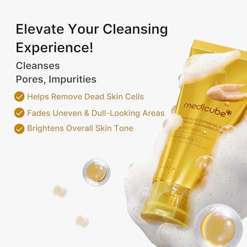 Facial Cleanser Turmeric Capsule Foam Cleanser