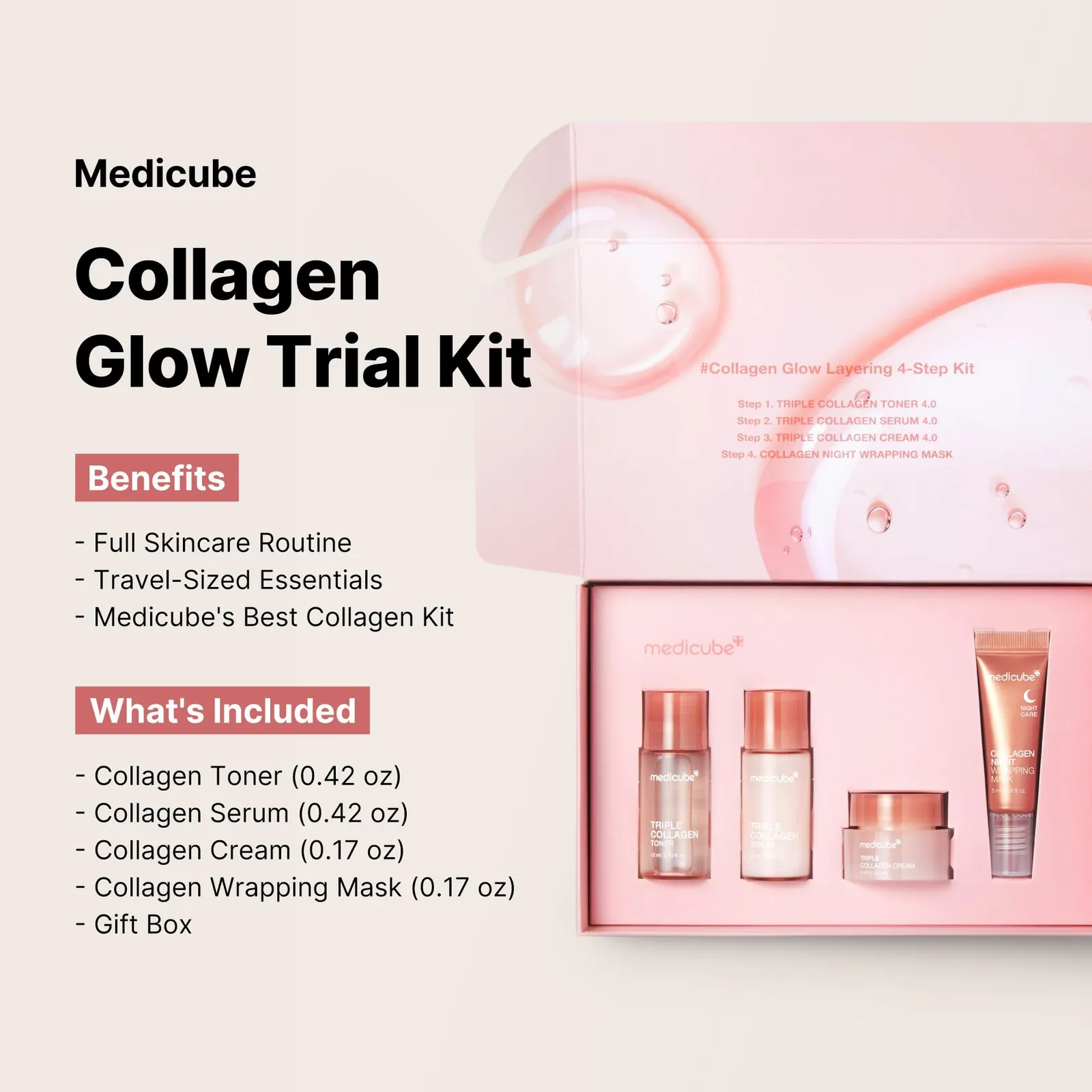 Glass Skin Collagen Trial Kit