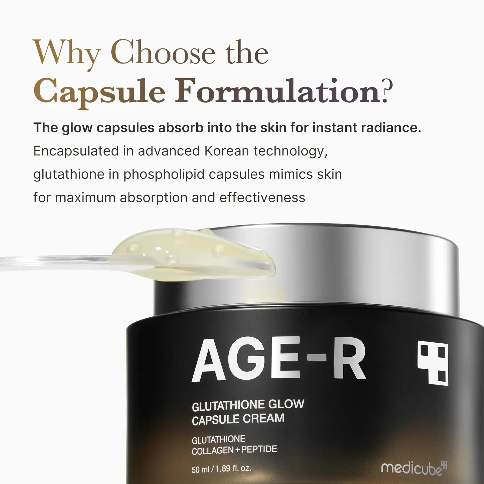 Glutathione Glow Capsule Facial Cream