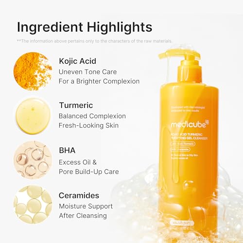Kojic Acid Turmeric Jelly To Foam Cleanser