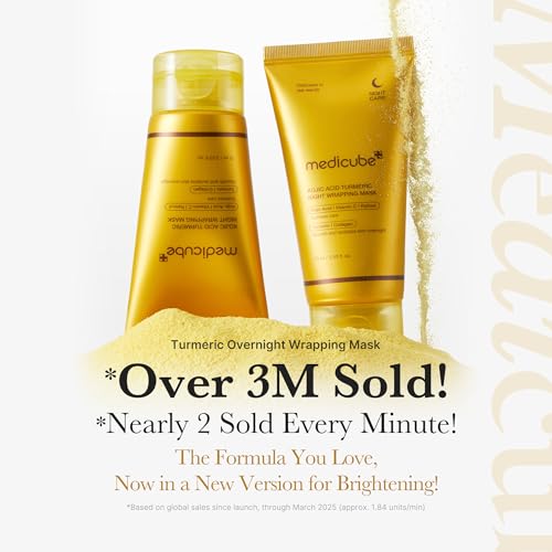 Kojic Acid Turmeric Overnight Wrapping Peel Off Mask – Brightens & Defends Against Skin St