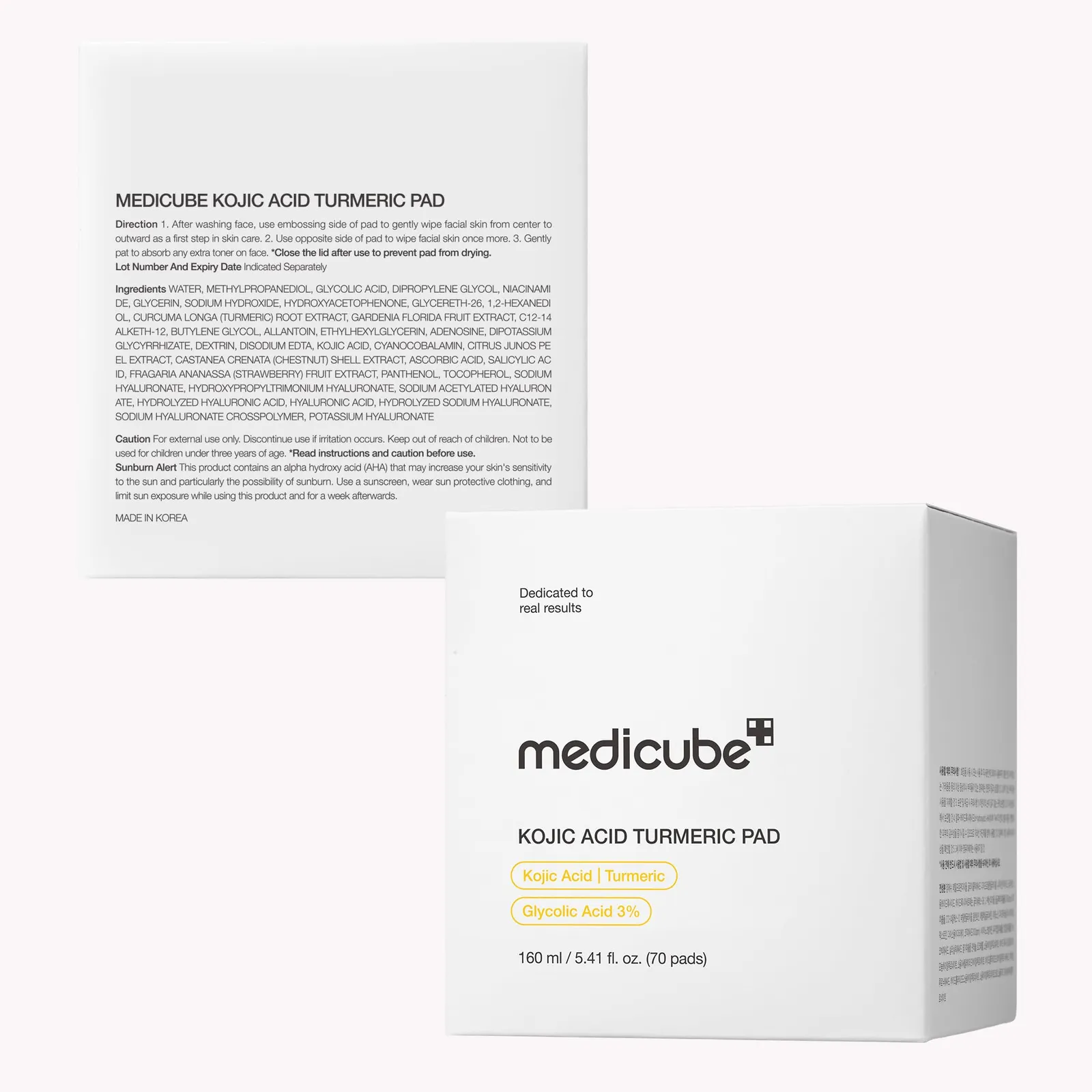 Kojic Acid & Turmeric Toner Pads