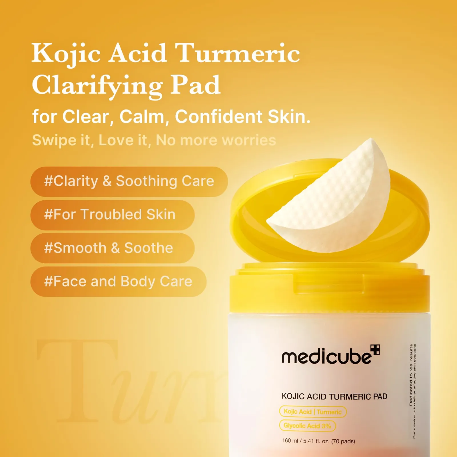 Kojic Acid & Turmeric Toner Pads