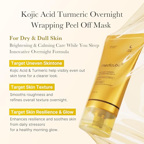 Kojic Acid Wrapping Mask and Jelly Brush Set