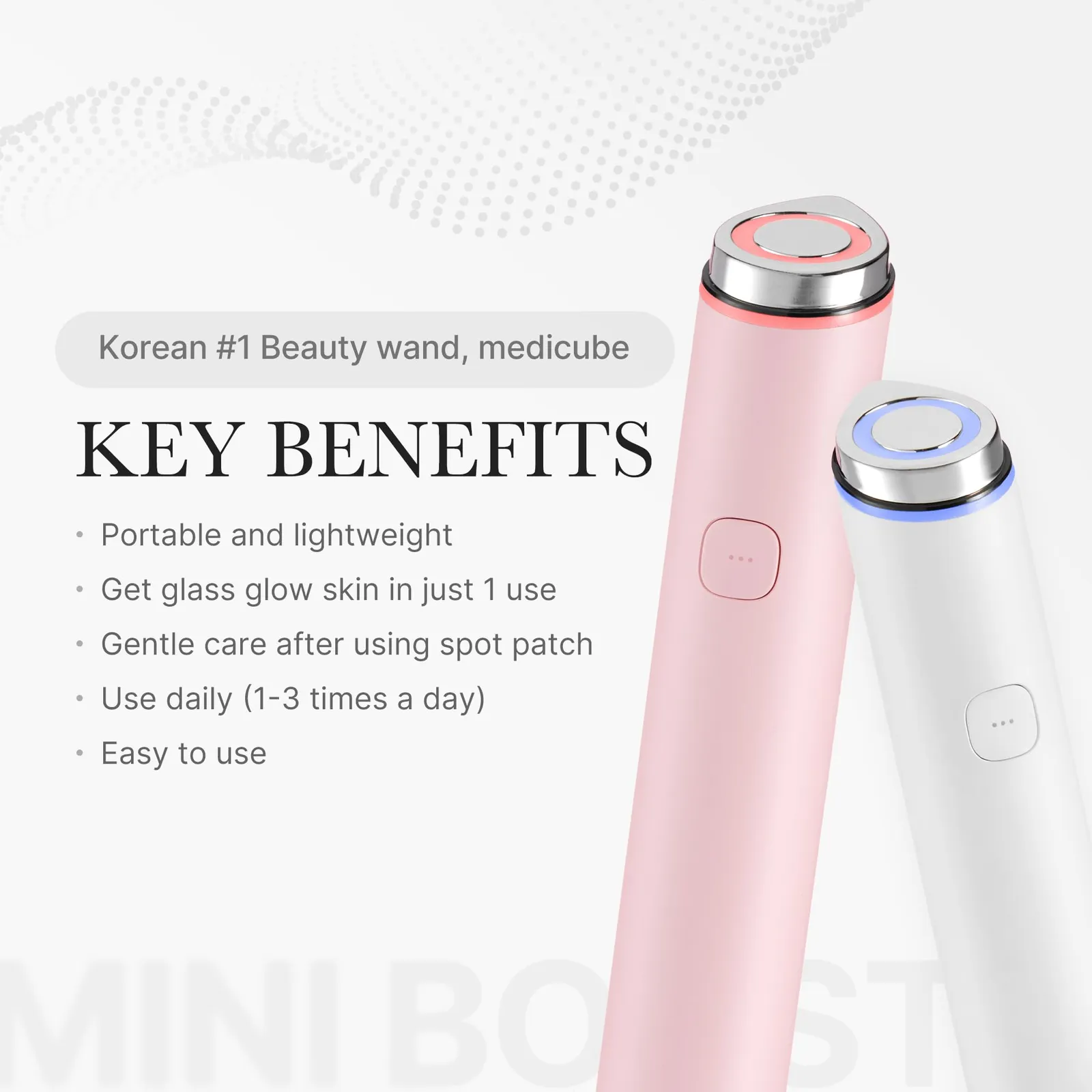Mini Booster Pro White Facial Device