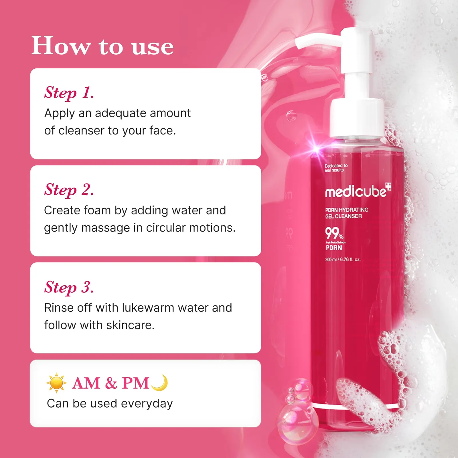 PDRN Jelly to Foam Cleanser
