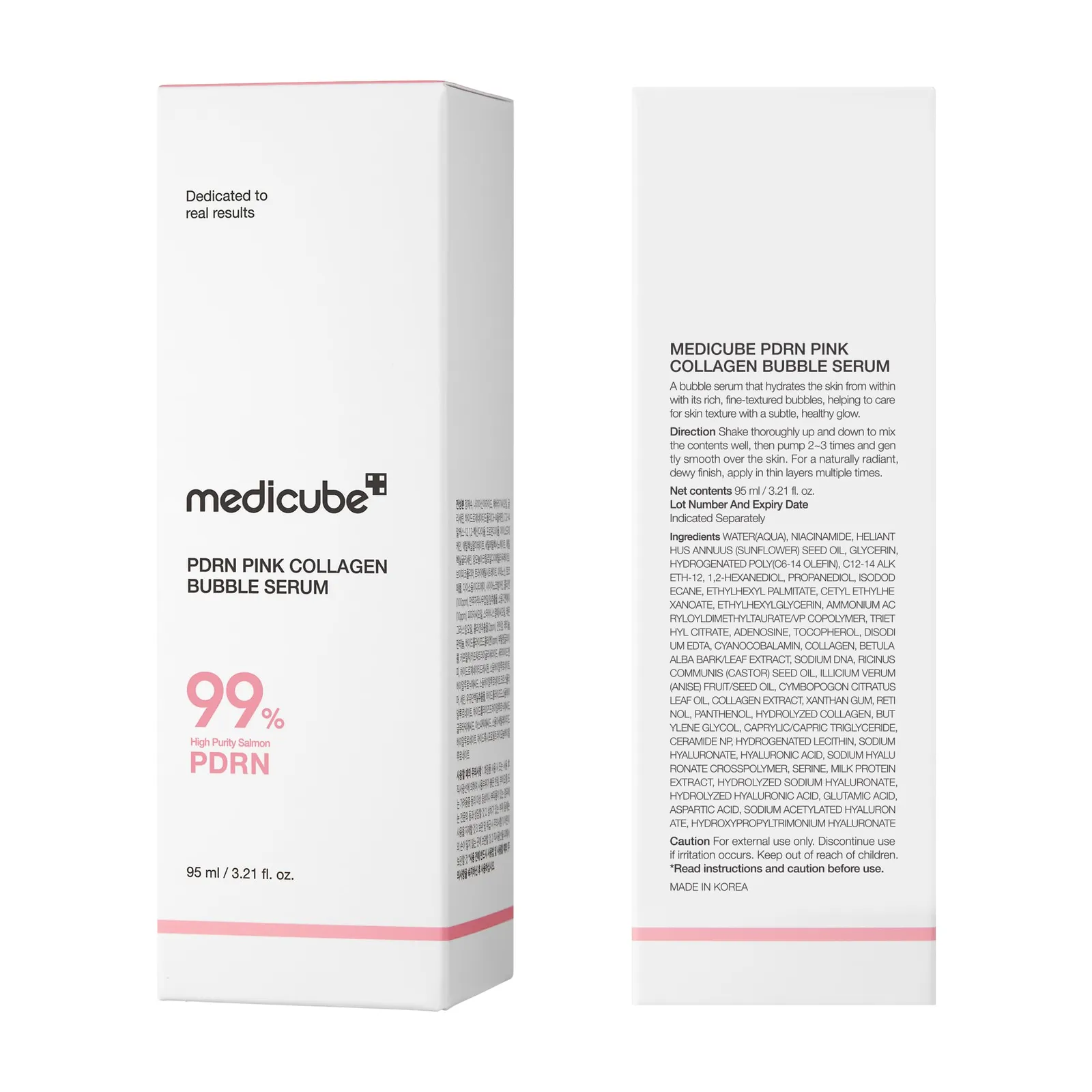 PDRN Pink Collagen Bubble Serum
