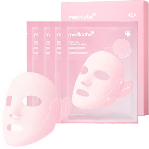 PDRN Pink Tension Up Sheet Mask - 3-Step Contouring Mask