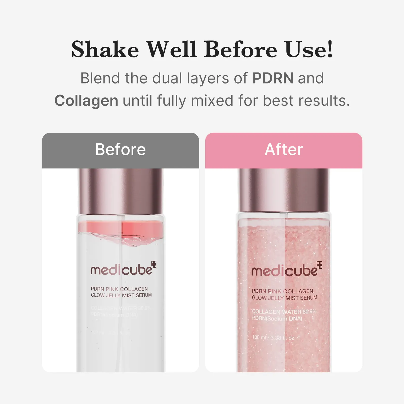 Pink PDRN Collagen Jelly Mist Serum