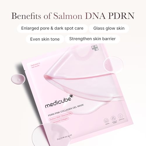 Salmon DNA PDRN pink collagen jelly gel mask | overnight face mask for glass glow skin- el