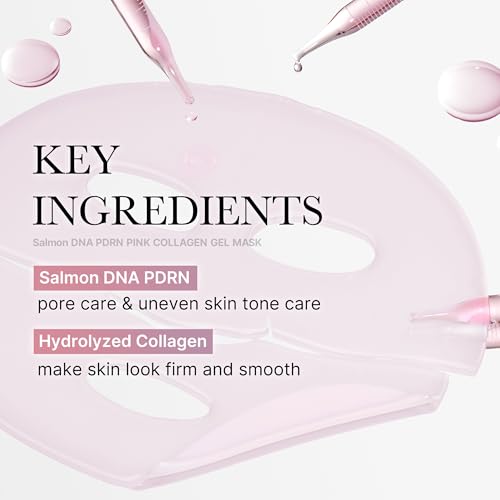 Salmon DNA PDRN pink collagen jelly gel mask | overnight face mask for glass glow skin- el