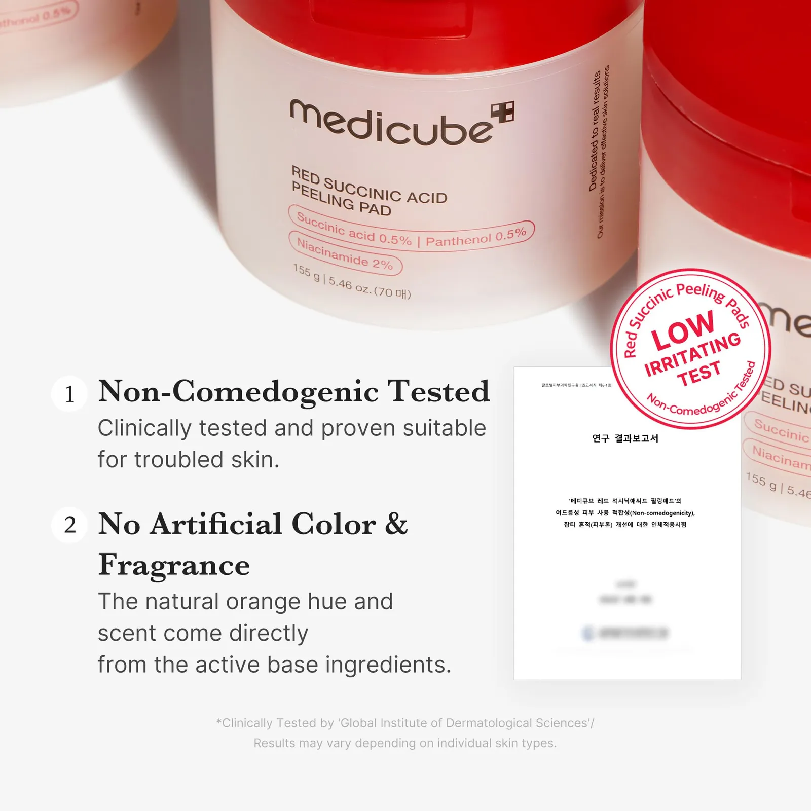Succinic Acid Toner Pads