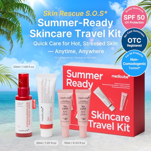 Summer-Ready Skincare Travel Kit for Quick Cooling & Soothing