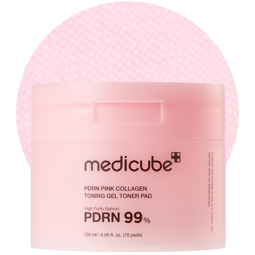 Toner Pads Salmon DNA PDRN Pink Collagen Jelly Pad for Soothing