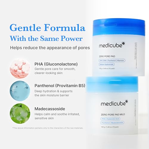 Toner Pads Zero Pore Pad Mild 2.0 for Gentle Exfoliating