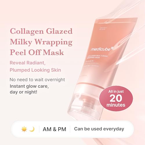 Wrapping Mask Collagen Glazed Milky Glow - Daytime Peel Off Mask