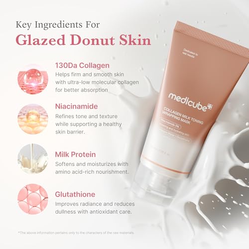 Wrapping Mask Collagen Glazed Milky Glow - Daytime Peel Off Mask