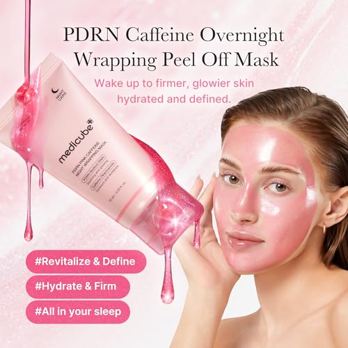 Wrapping Mask PDRN Caffeine - Overnight Peel Off Facial Mask