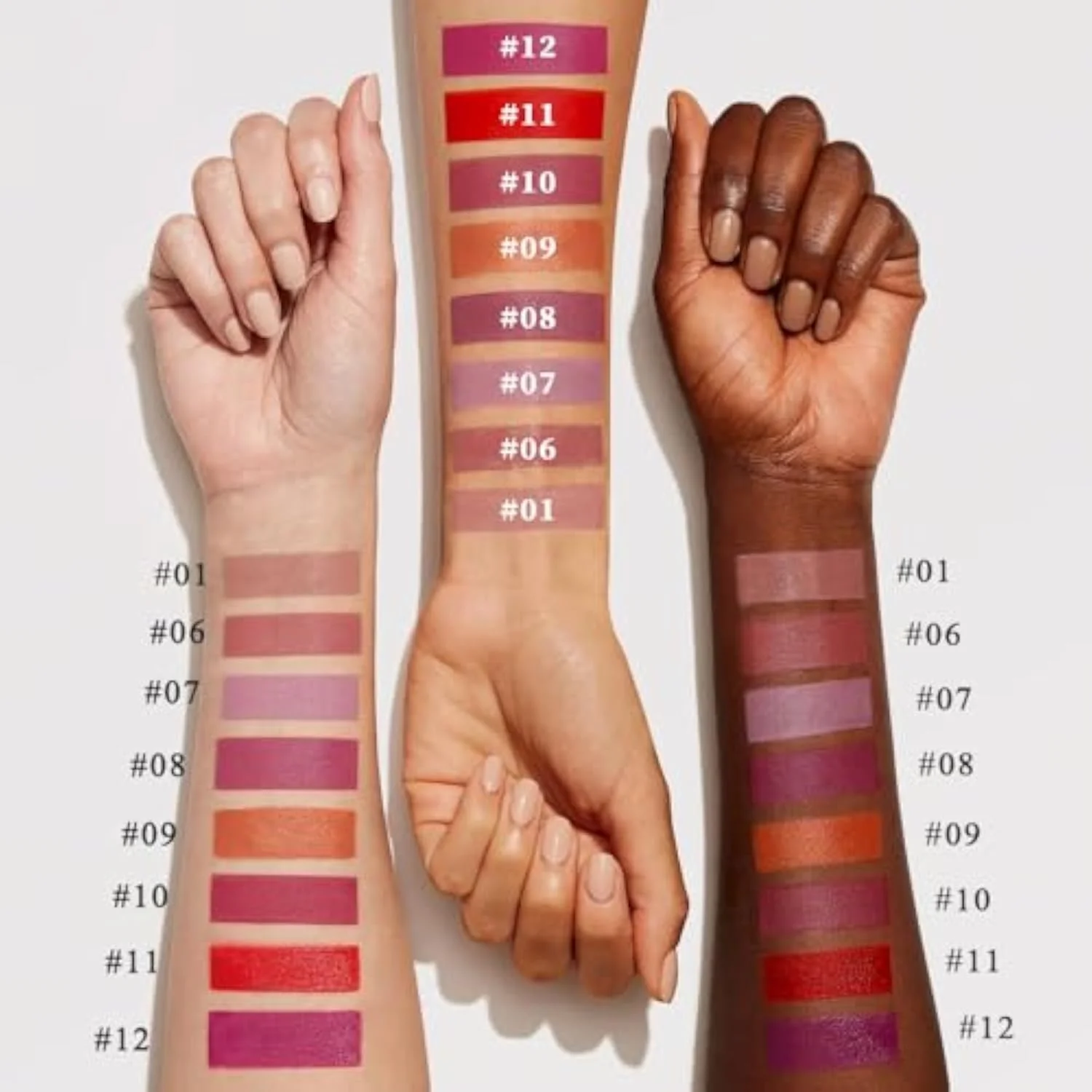 Bright Ruby Red Hydrating Cream Lipstick Lip Crayon for Women, Natural Moisturizing Lipstick Smooth Apply, Retractable Lips Liner Crayon for Ombre Shades, Red Tinted Lip Bal