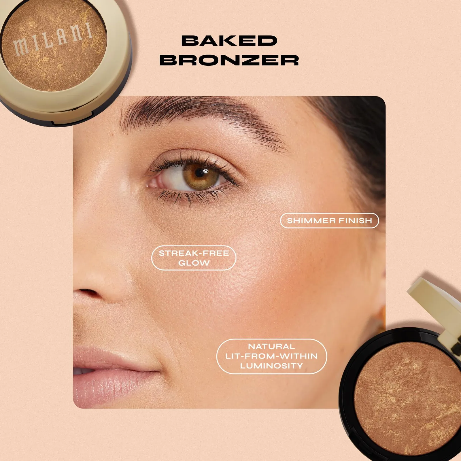 Bronzer Powder - Baked Bronzer Made in Italy