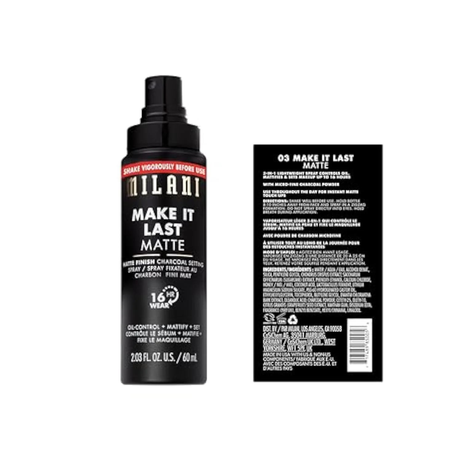 Make It Last Matte Setting Spray for Makeup - Oil Absorbing Spray