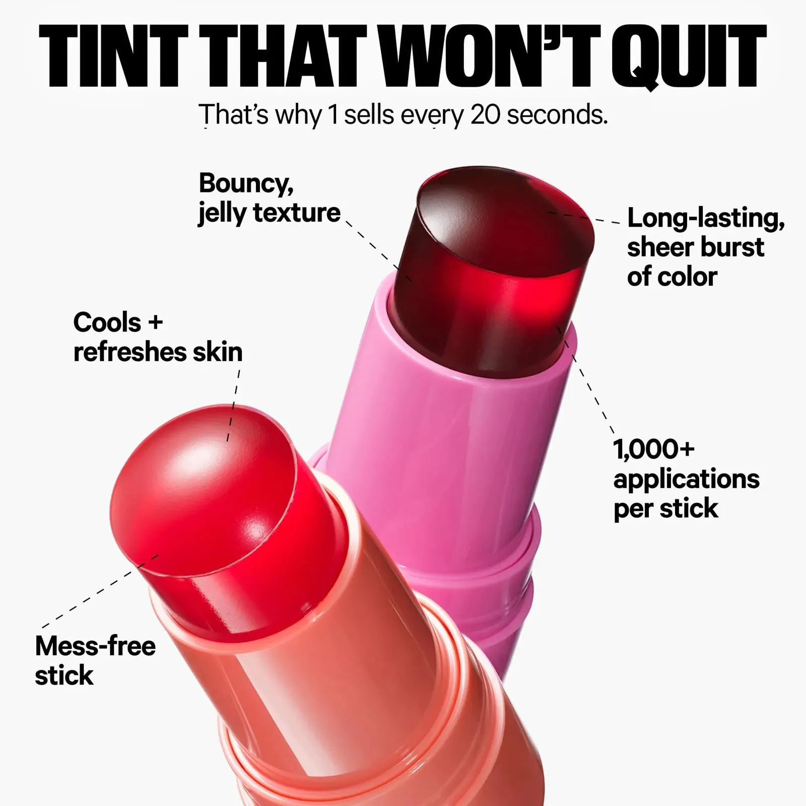 Cooling Water Jelly Tint – Long-Lasting Sheer Lip + Cheek Stain