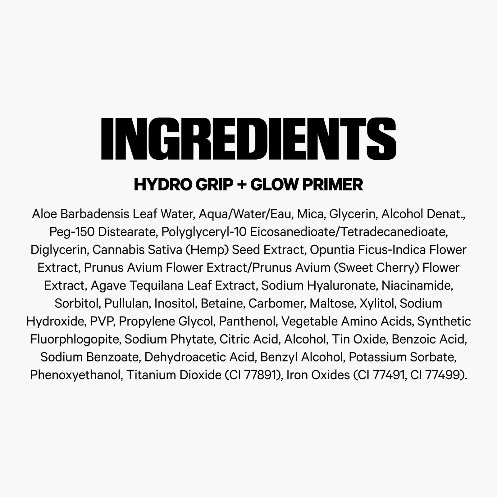 Hydro Grip + Glow Primer with Hyaluronic Acid