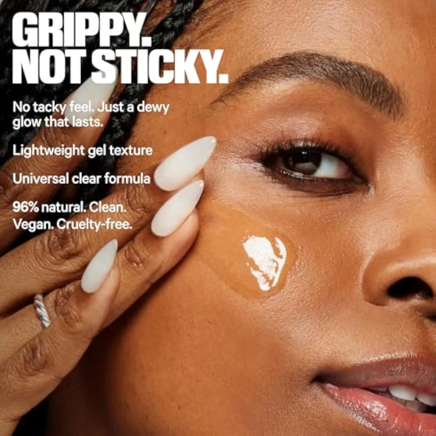 Hydro Grip Primer with Hyaluronic Acid + Niacinamide – Hydrating Face Primer Grips Makeup for Up to 12 Hours – Silicone-Free, Lightweight Gel with Dewy Finish – 1 oz