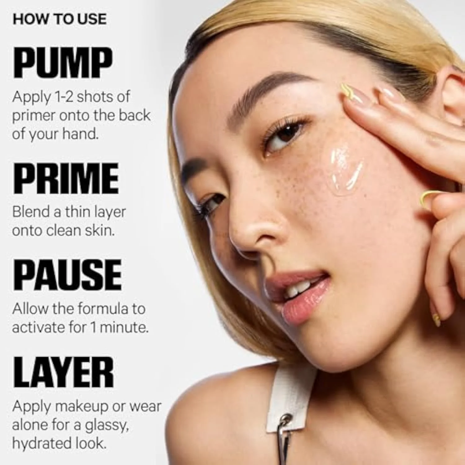 Hydro Grip Primer with Hyaluronic Acid + Niacinamide – Hydrating Face Primer Grips Makeup for Up to 12 Hours – Silicone-Free, Lightweight Gel with Dewy Finish – 1 oz