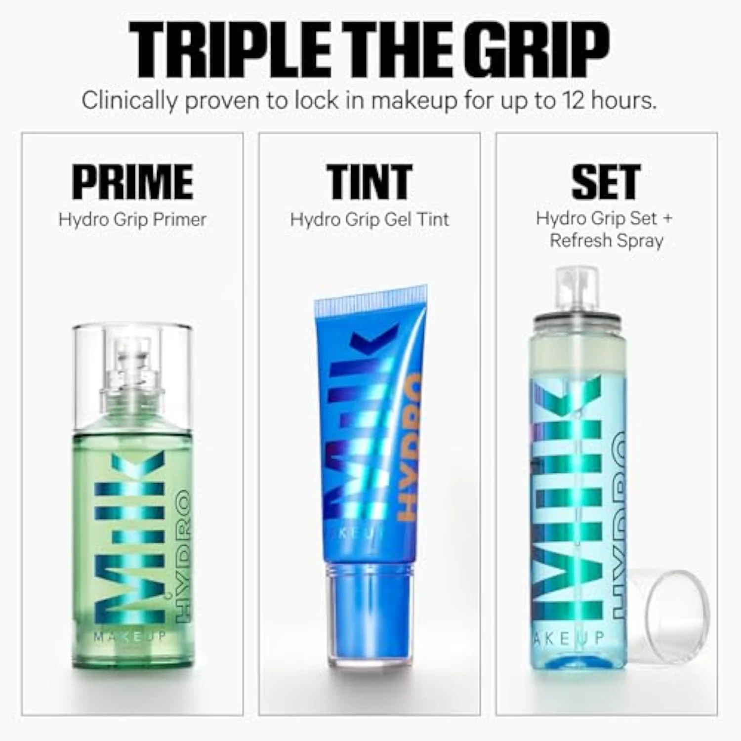 Hydro Grip Primer with Hyaluronic Acid + Niacinamide – Hydrating Face Primer Grips Makeup for Up to 12 Hours – Silicone-Free, Lightweight Gel with Dewy Finish – 1 oz
