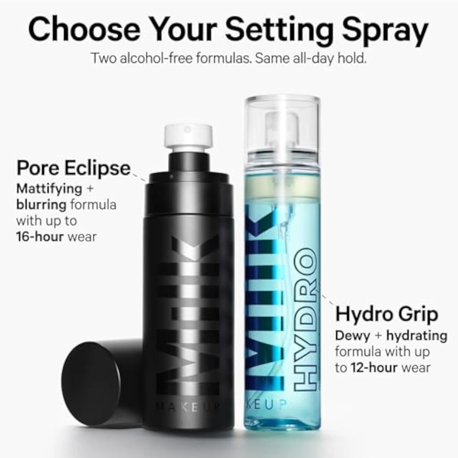 Pore Eclipse Matte Setting Spray – Blurs Pores, Controls Shine + Sets Makeup for Up to 16 Hours – Long-Lasting, Oil + Alcohol-Free Facial Mist for a Soft, Matte Finish