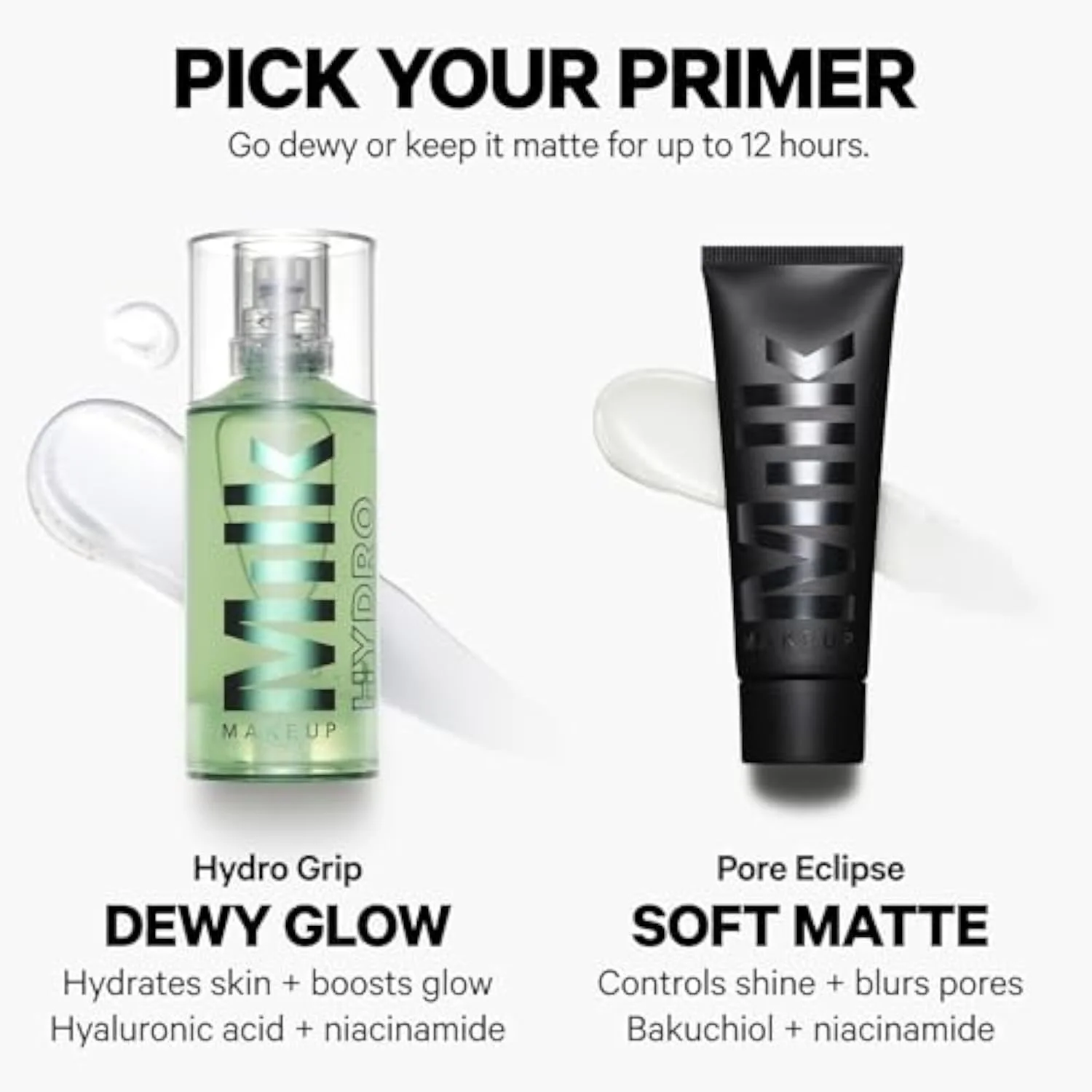 Pore Eclipse Mattifying Primer – Blurs Pores, Controls Shine + Holds Makeup for Up to 12 Hours – Creates a Smooth, Even Base for a Soft, Long-Lasting Matte Finish – 0.6