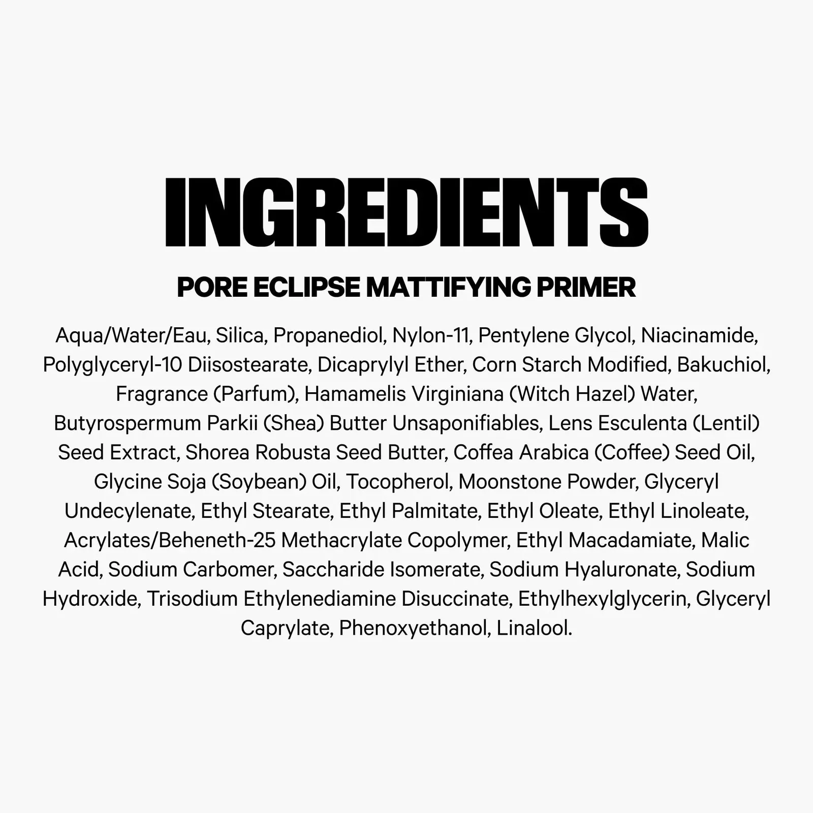 Pore Eclipse Mattifying Primer