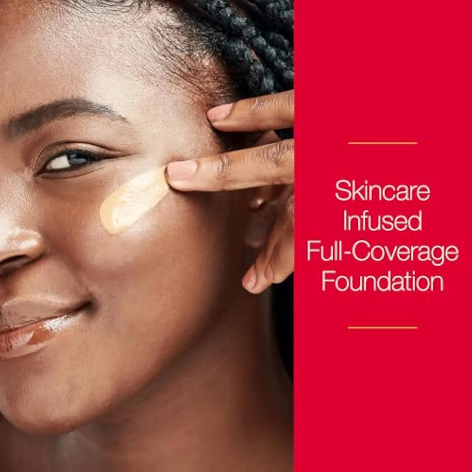 Defense CC Creme Full Coverage Foundation with SPF 20, CC Cream Foundation with Sunscreen & Hyaluronic Acid, Oil Control with Salicylic Acid - Light