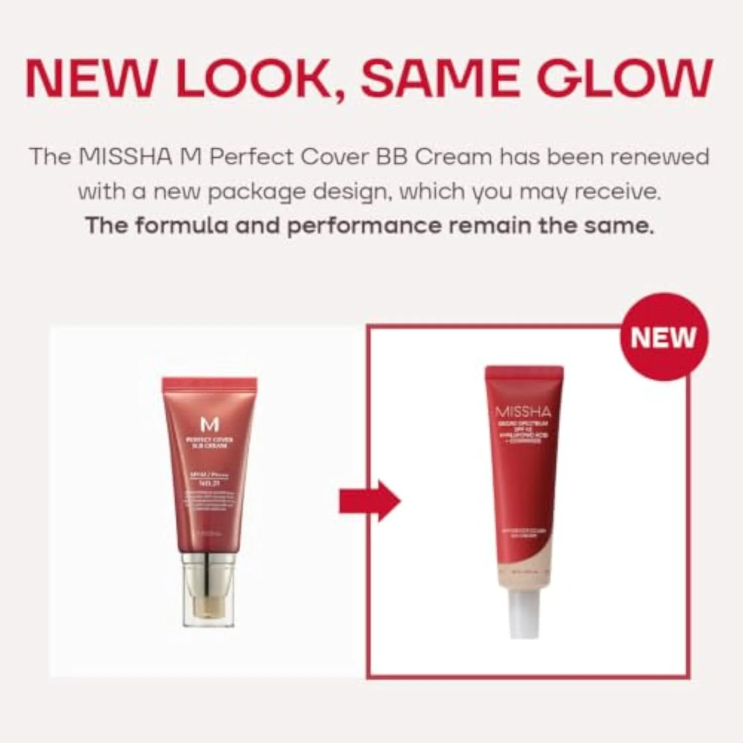 M Perfect Cover BB Cream No.21 Light Beige SPF 42 PA+++ 1.69 oz