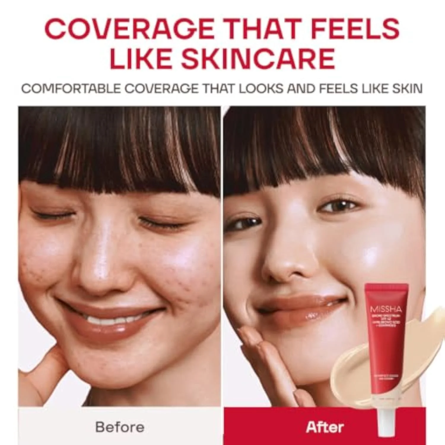 M Perfect Cover BB Cream No.21 Light Beige SPF 42 PA+++ 1.69 oz