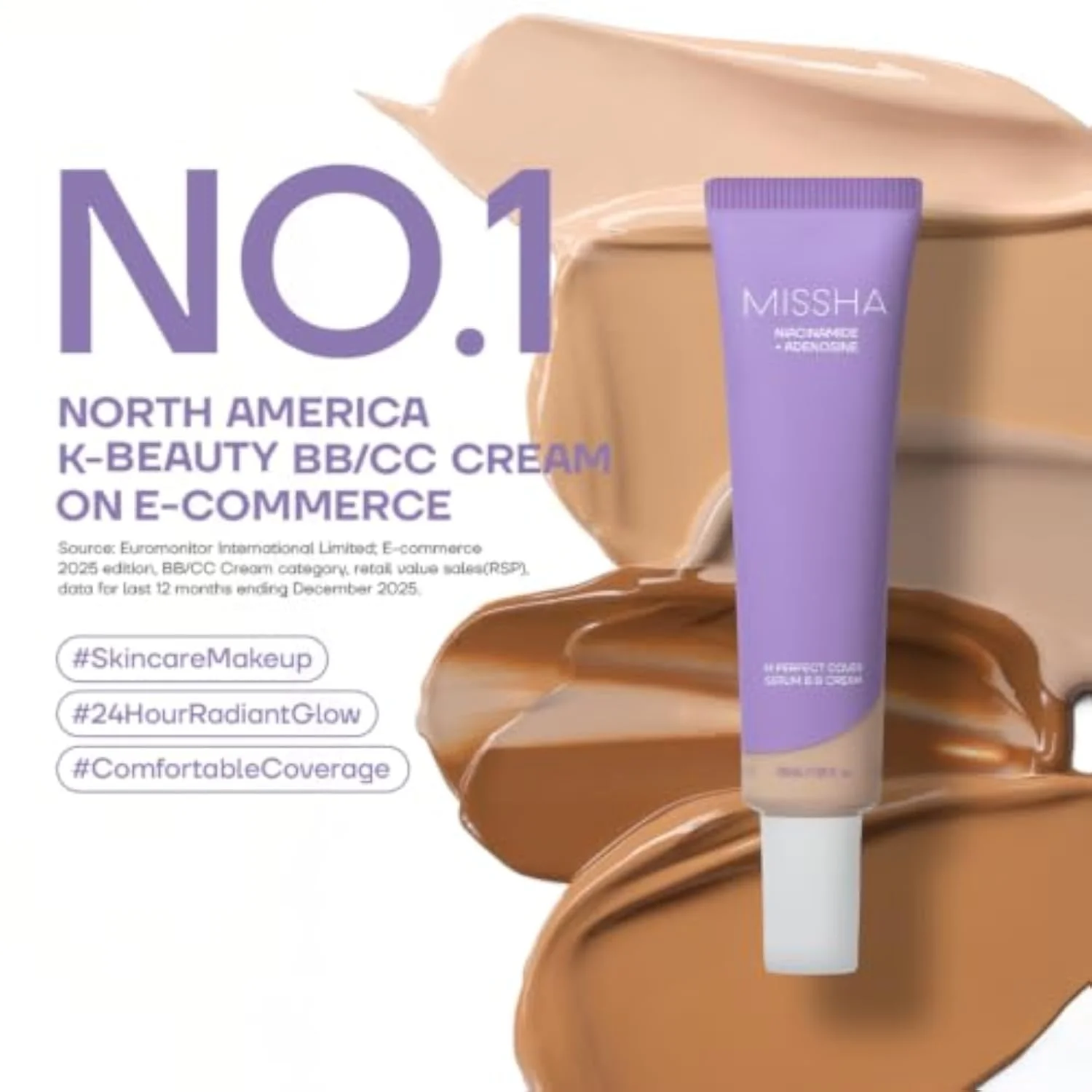 M Perfect Cover Serum BB Cream No.23 Natural Beige 1.18 oz