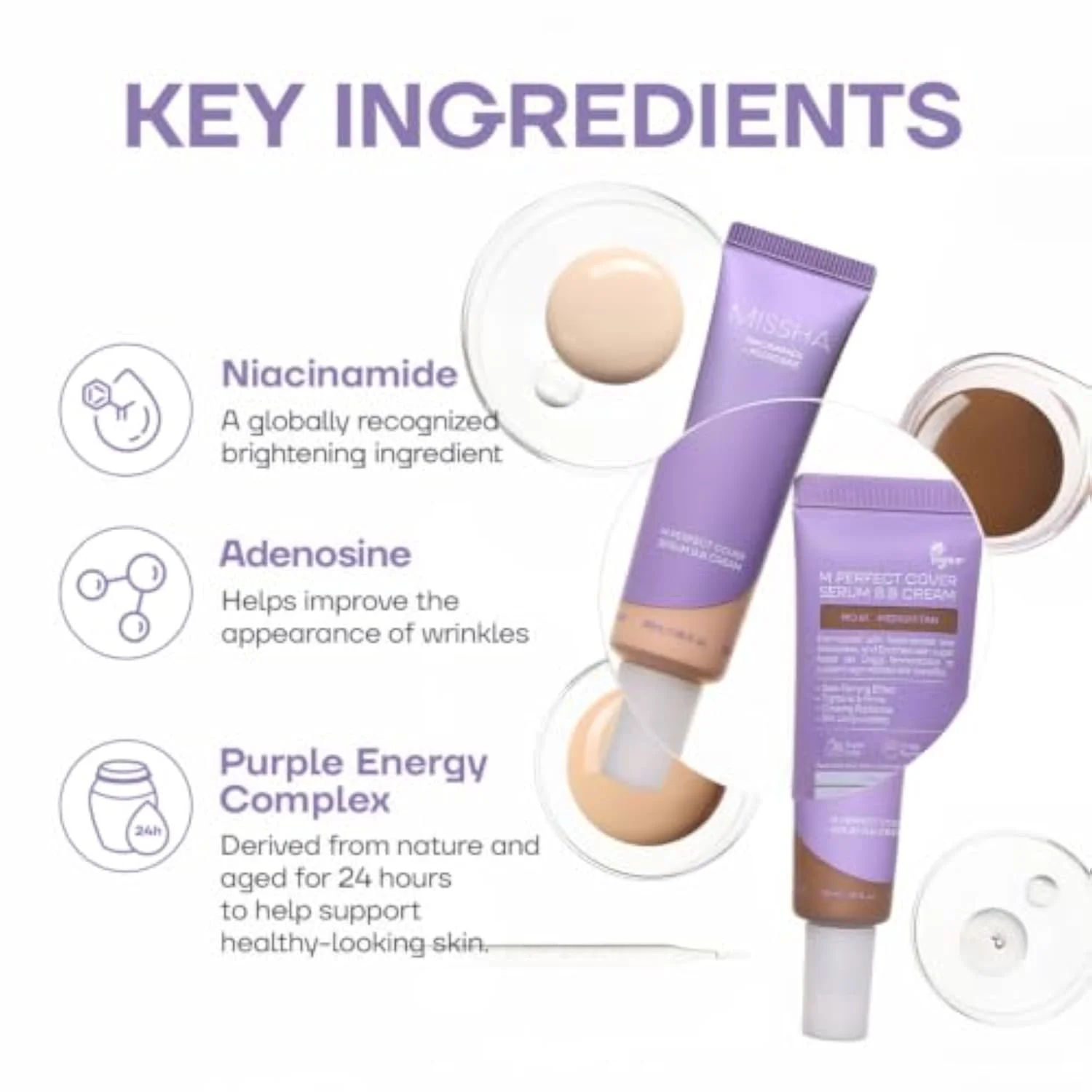 M Perfect Cover Serum BB Cream No.23 Natural Beige 1.18 oz