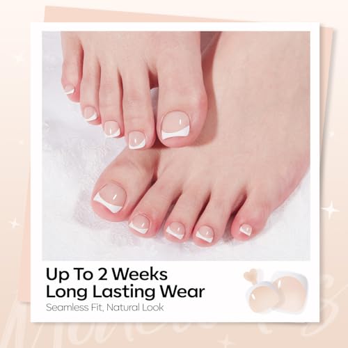 Modelones Press on Toenails Short