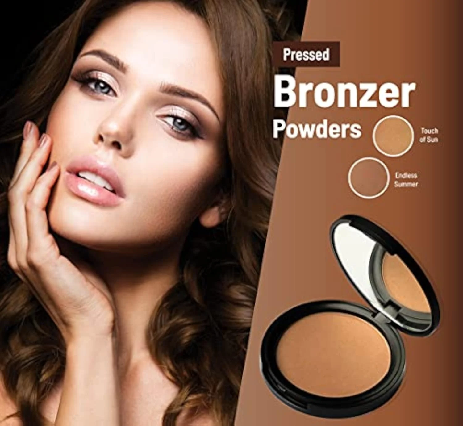 100% Natural Matte Bronzer Makeup, Organic, Vegan, Cruelty Free, Made in the USA, 0.42 oz. (Touch of Sun)
