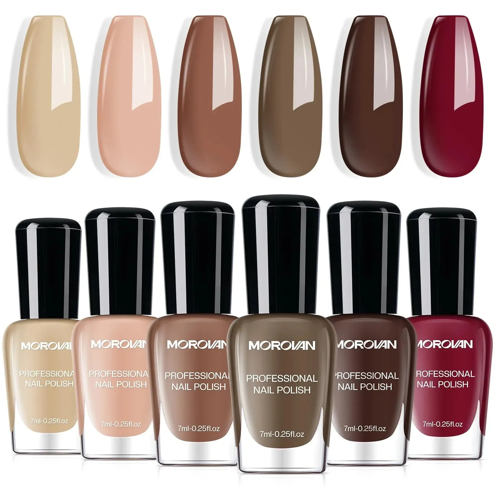 Nail Polish Set: Winter Nude Dark Chocolate