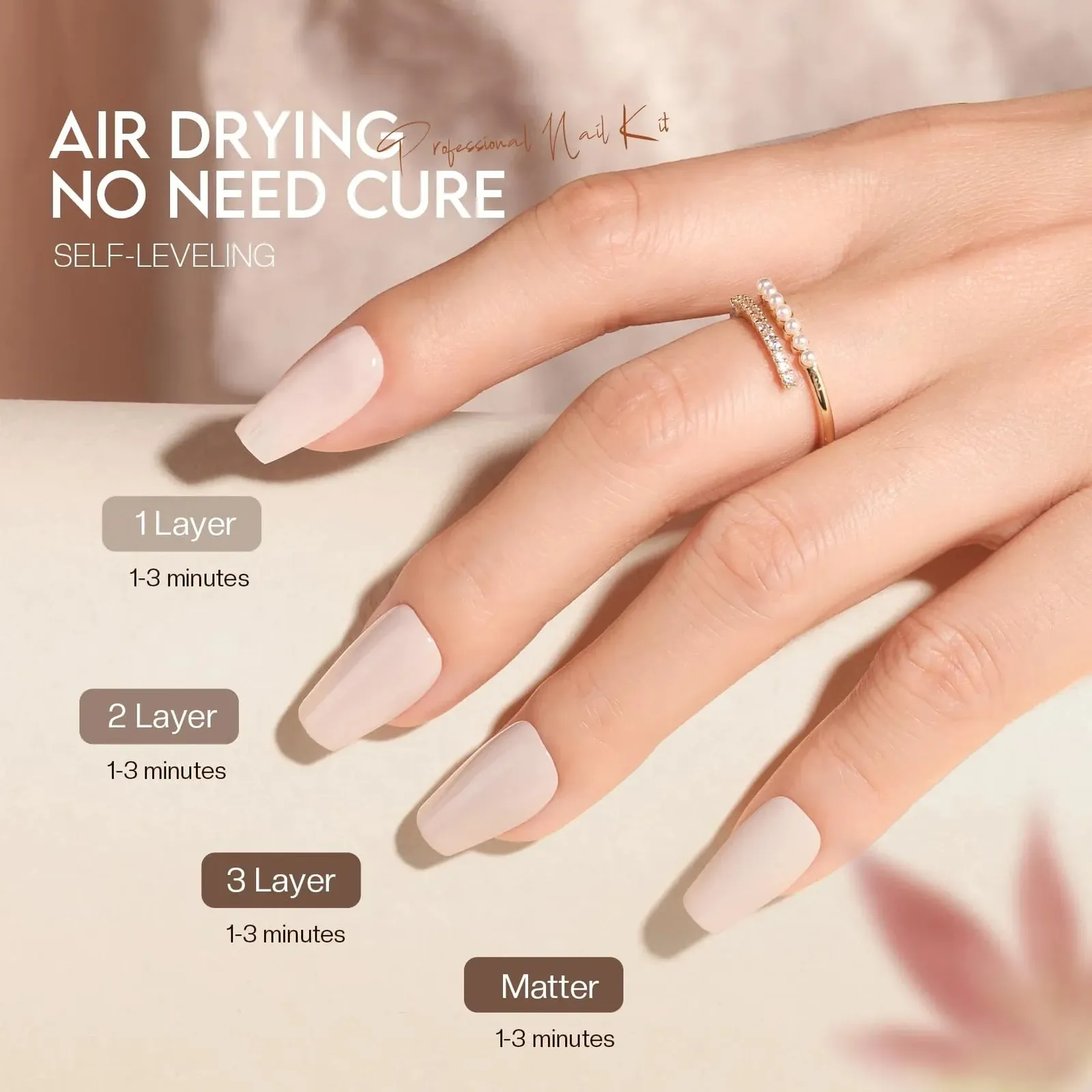 Nail Polish Set: Winter Nude Dark Chocolate