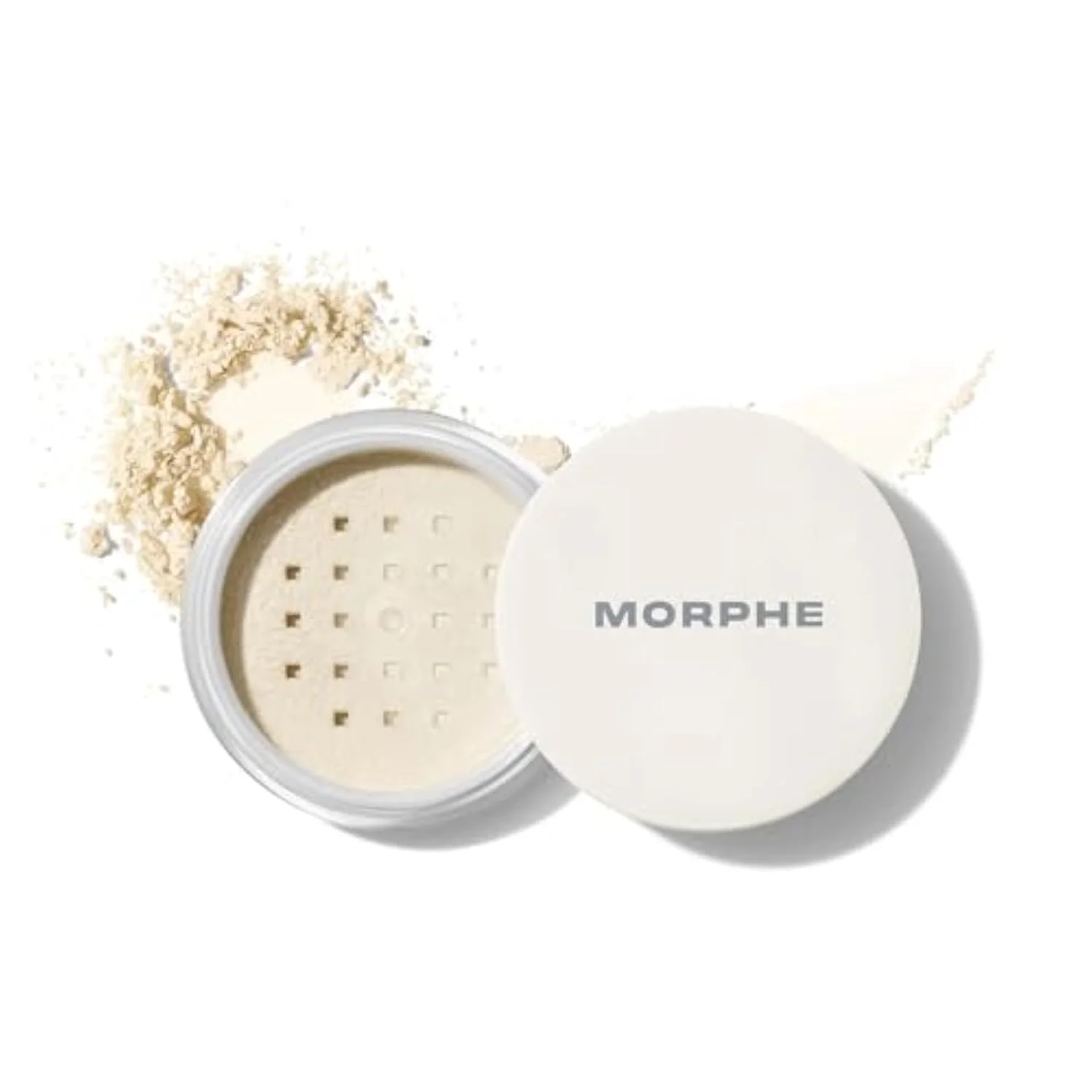 Morphe Mini Bake & Set Translucent Setting Powder - Lightweight, Talc-Free Finishing Powder for Face Makeup with a Soft, Natural Finish - Minimizes Shine for Up to 24HR - Transluce
