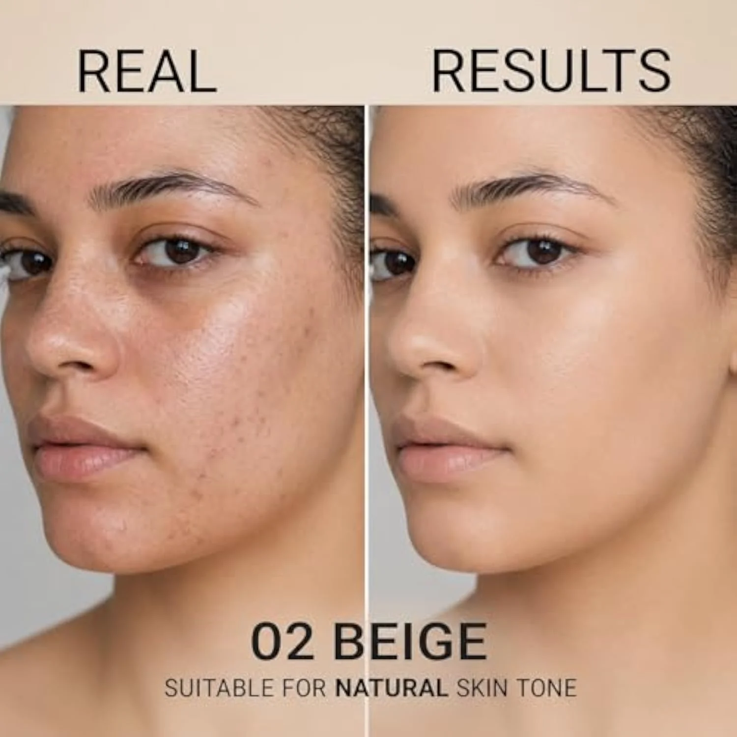 CC Cream Foundation, Flawless Matte Concealer Oil Control Color Correcting Face Makeup, Pore Minimizing Medium Coverage CC, Lightweight Up To 24H Wear for Normal to Oily Ski