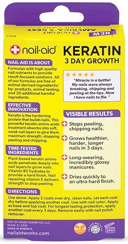Keratin 3 Day Growth Nail Strengthener