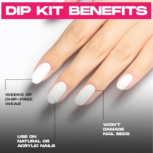 Dip Powder Nail Kit Bundle 3 Powders Full System