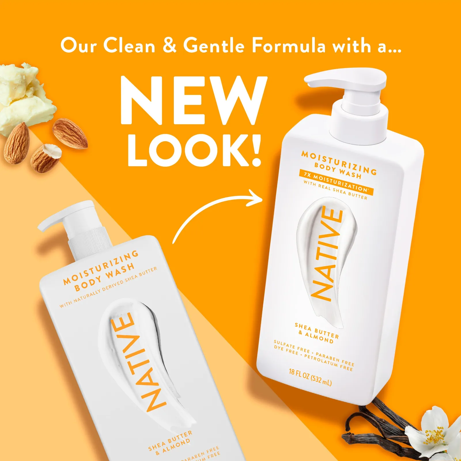 Shea Butter & Almond Body Wash