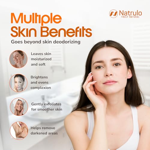 Persimmon Soap Bar for Body Odor Control – Purifying Deodorizing Body Wash with Japanese P